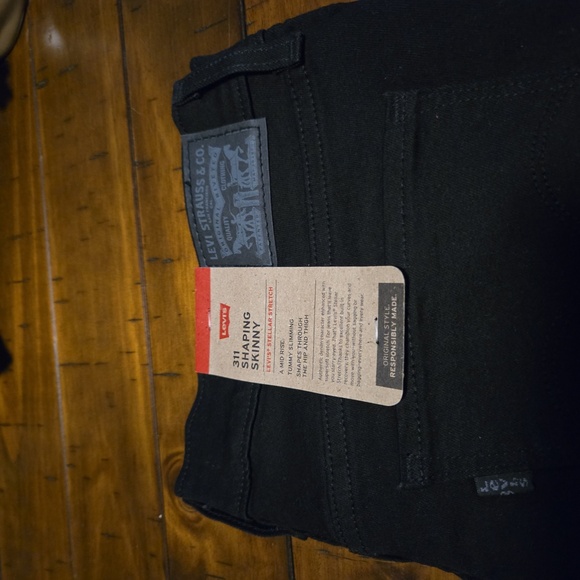 LEVI’S 311 black, shaping skinny jeans 31x30, Sophisticated, slimming NWT - Picture 4 of 7